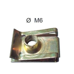 Snap nut M6 dacromet finished long lasting